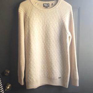 Barbour International Juno lambswool tunic sweater quilted biker